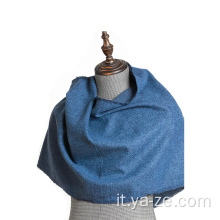 Tessuto in tweed di lana intrecciato per soprabito